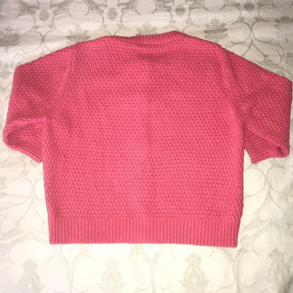 Aqua (Bloomingdales) Short Cardigan Sweater, sz M - Picture 2 of 4